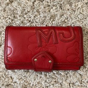 Marc by Marc Jacob Stitched Flower Wallet